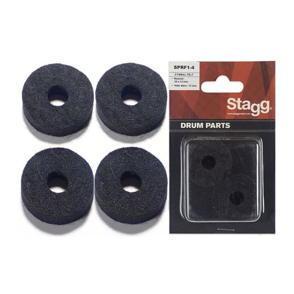 Stagg Cymbal Felt Washers, Pack of 4