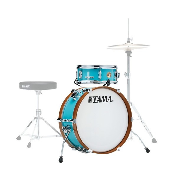 Tama Club-JAM Mini Gig Pack w/Hardware and Bags, Aqua Blue