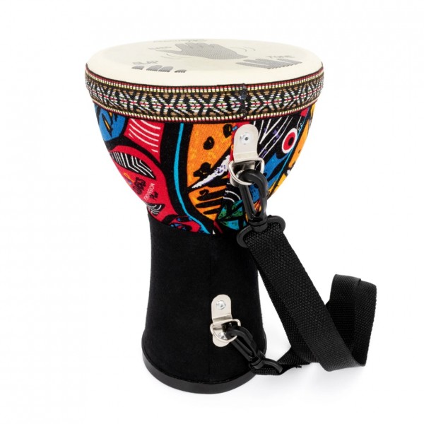 Percussion Plus Slap Djembe, Pretuned, 10 inch Head, Carnival