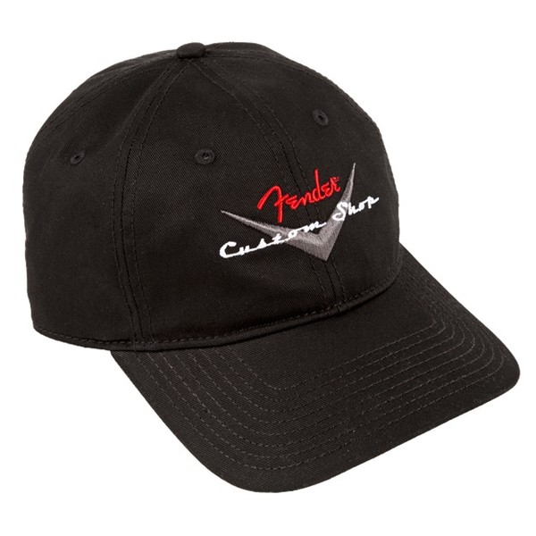 Fender Custom Shop Baseball Hat, Black, One Size