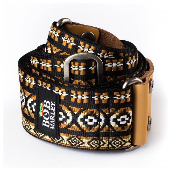 Dunlop BOB11 Marley Guitar Strap, Jacquard Brown