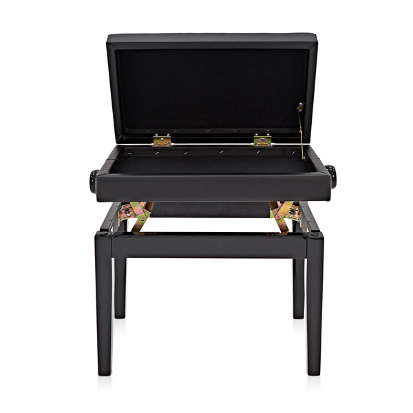 Deluxe Piano Stool with Storage by Gear4music