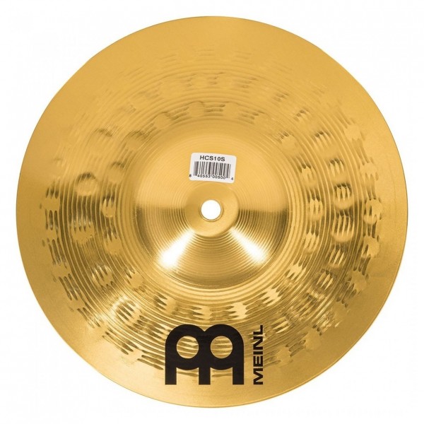 Meinl HCS 10" Splash & Gear4music Deluxe Weighted Cymbal Grabber Arm