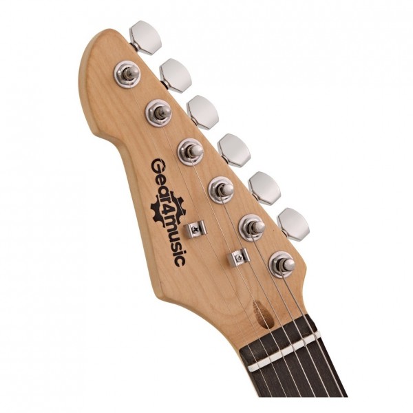 LA Left Handed Electric Guitar by Gear4music, Sunburst, 2023 Edition