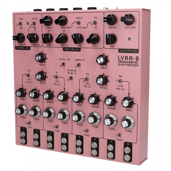 SOMA Laboratory Lyra-8 Analog Synthesizer, Pink