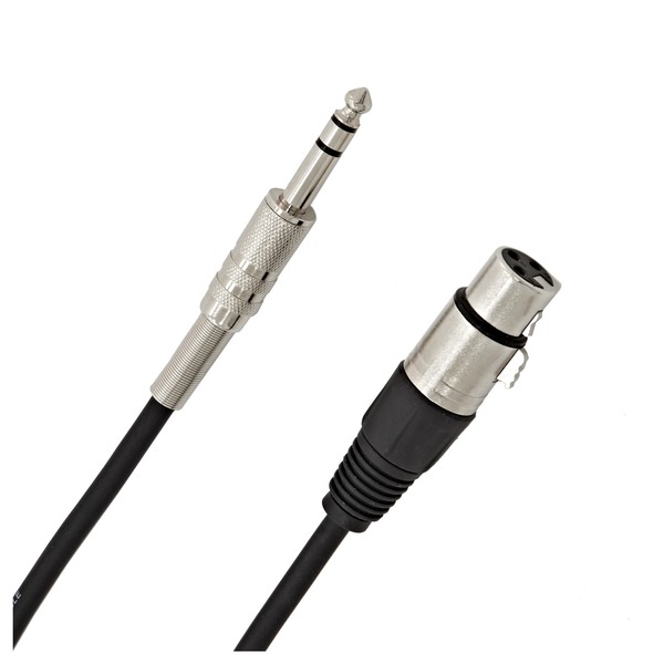 XLR (F) - Balanced 1/4" Jack Pro Cable, 6m