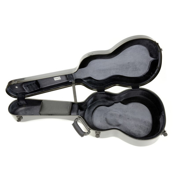 BAM 8002XL Hightech Classical Guitar Case, Black Carbon Look