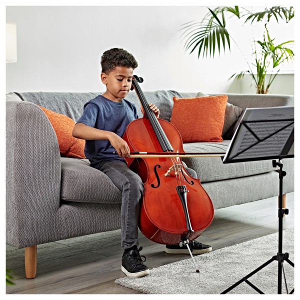 Student 1/2 Size Cello by Gear4music, Purple