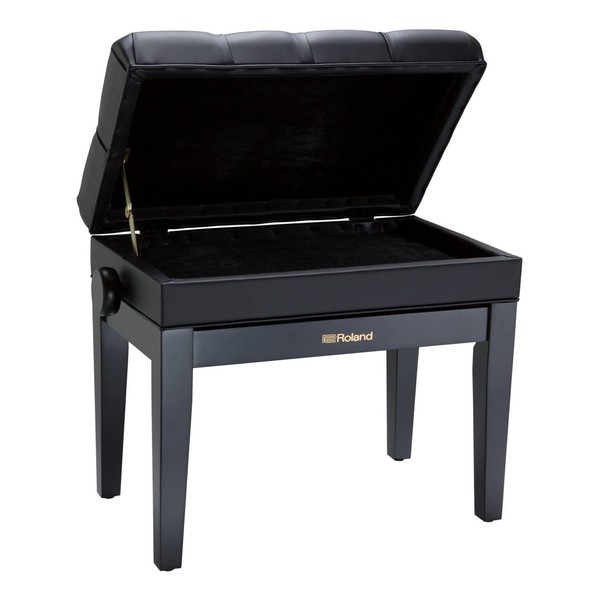 Roland RPB-500PE Piano Bench, Polished Ebony