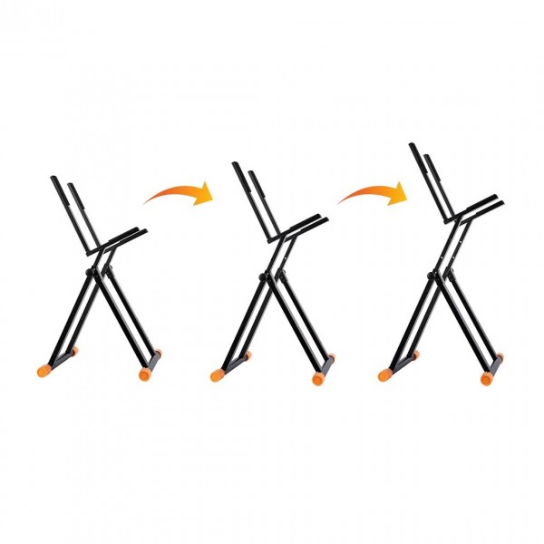 Ortega Deluxe Amp Stand, Black