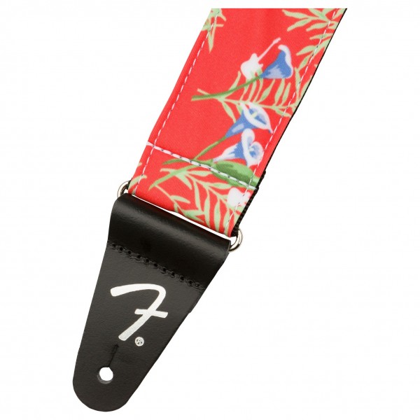 Fender 2" Hawaiian Strap, Red Floral