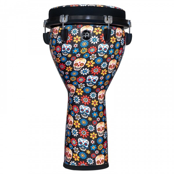 Meinl 12" Jumbo Djembe, Day Of The Dead, Designer Head