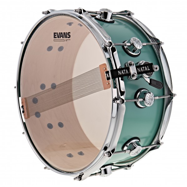 Natal Caf�� Racer 14" x 6.5" Snare Drum, Sea Foam Green