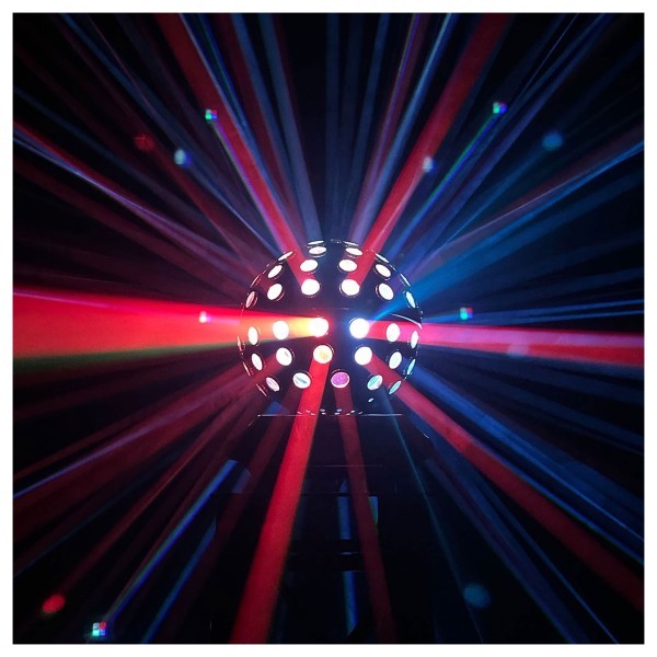 Equinox Asteroid RGBW LED Mirrorball Effect Light