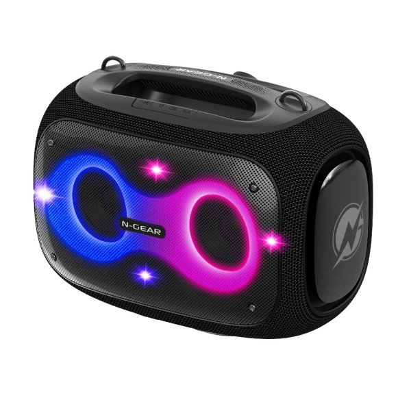 N-Gear NRG600 Wireless Bluetooth Karaoke Machine & 2 Mics