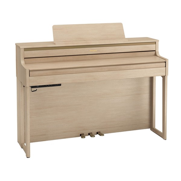 Roland HP704 Digital Piano, Light Oak