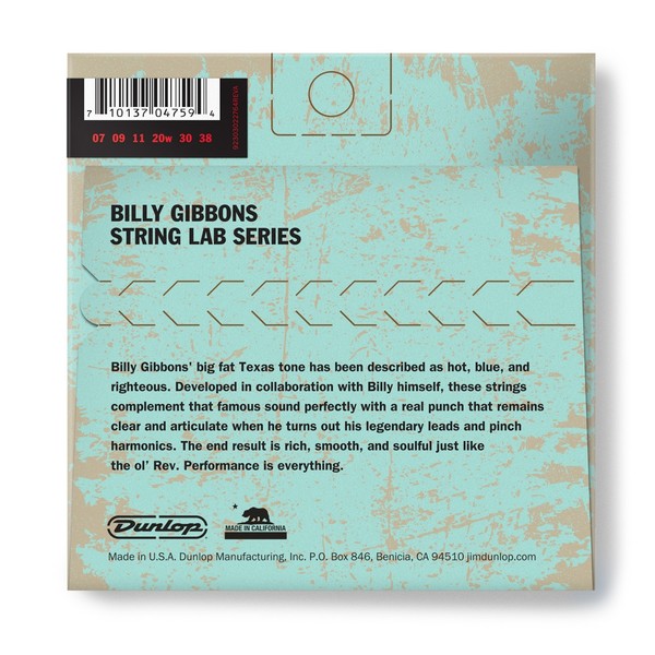 Dunlop R.Willy Electric Guitar Strings 07-38 Extra Light