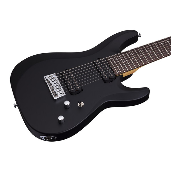 Schecter C-8 Deluxe, Satin Black