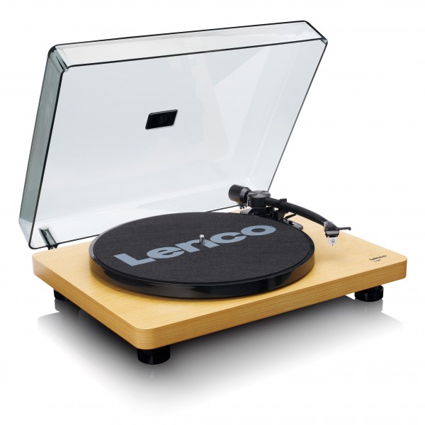 Lenco L-30 Turntable, Natural Wood