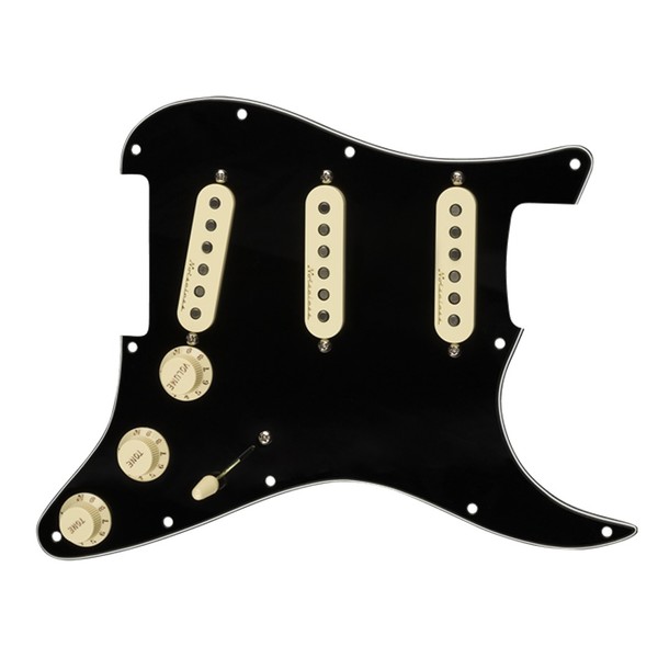 Fender Strat SSS V Noiseless Pre-Wired Pickguard, BWB