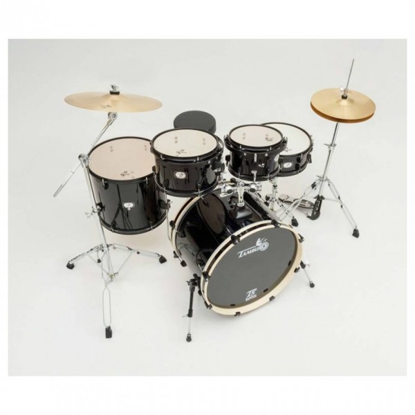 Tamburo T5 Dark Edition 22" 5pc Drum Kit, Black