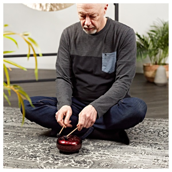 Gear4music Life 5" Steel Tongue Drum 8 Notes, C Major, Chestnut