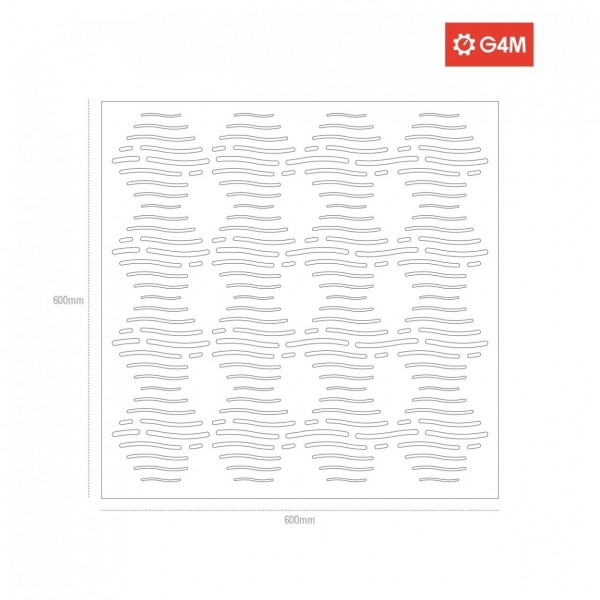 G4M Acoustics Waves 4 Pack, White