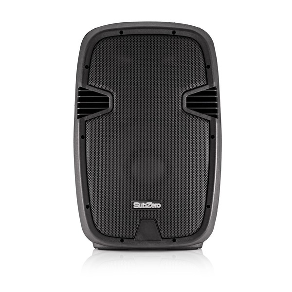 SubZero 500W 12" PA Speaker System with Digital Media Player & Stands