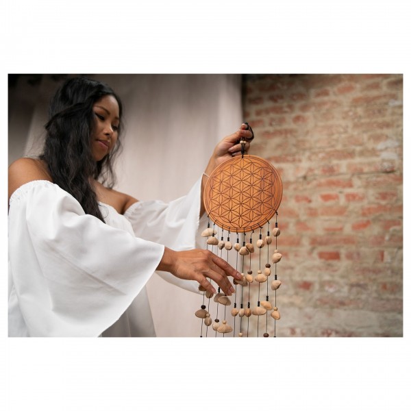 Meinl Sonic Energy Kenari Chimes, Flower of Life, Large, 10 Cords