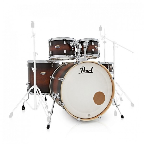 Pearl Decade Maple 22" 7pc Shell Pack, Satin Brown Burst