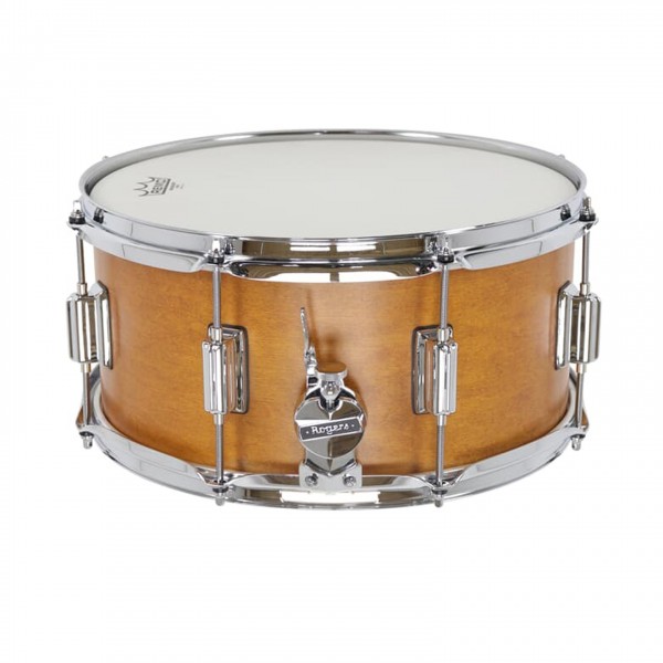 Rogers Tower 14 x 6.5" Snare Drum, Satin Fruitwood