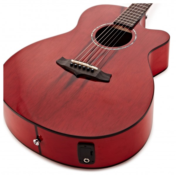 Tanglewood TA4CE Azure Super Folk Electro Acoustic, Shimmering Red