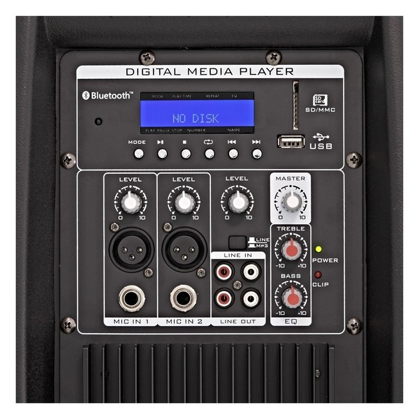 SubZero 500W 12" Speaker System with Digital Media Player