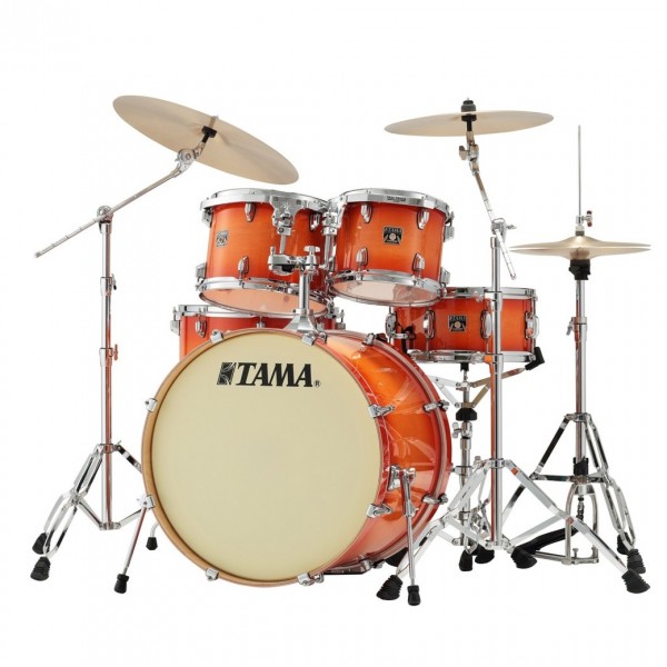 Tama Superstar Classic 22" w/ Hardware, Tangerine Lacquer Burst