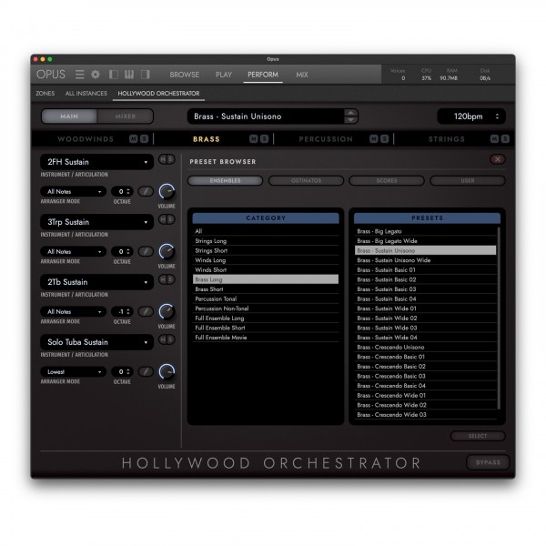 EastWest Hollywood Orchestra Opus Edition