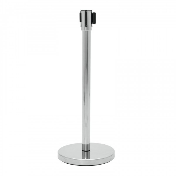 Guil PST-11N Barrier System with Retractable Belt, Black