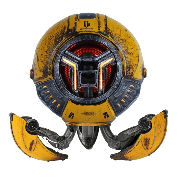 Gravastar Mars Pro V2 Bluetooth Speaker, War Damaged Yellow