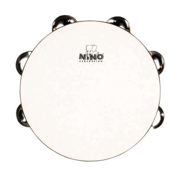 Nino by Meinl 8" Headed Wood Tambourine, 2 rows