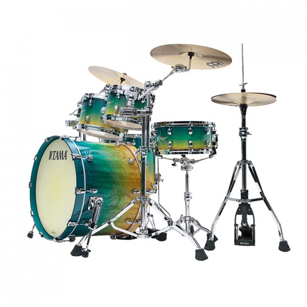 Tama Starclassic Maple 22" 4pc Shell Pack, Marine Shoreline Movingui Fade