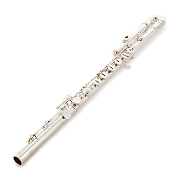 Trevor James Performer Bass Flute, Silver Lip & Riser