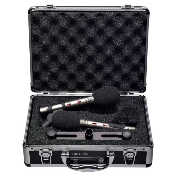 AKG C451 B Small-Diaphragm Condenser Microphone, Stereo Pair