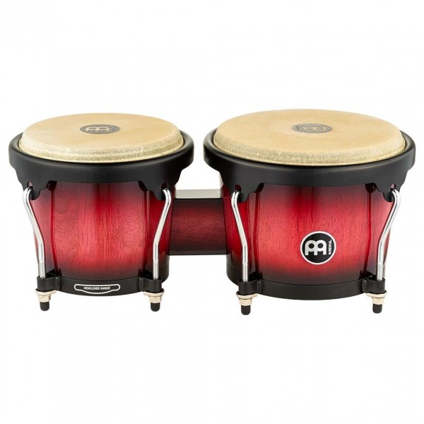 Meinl Percussion Headliner Wood Bongos Wine Red Burst