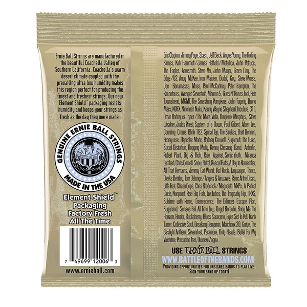 Ernie Ball Earthwood 2006 80/20 Bronze Extra-Light Set 10-50