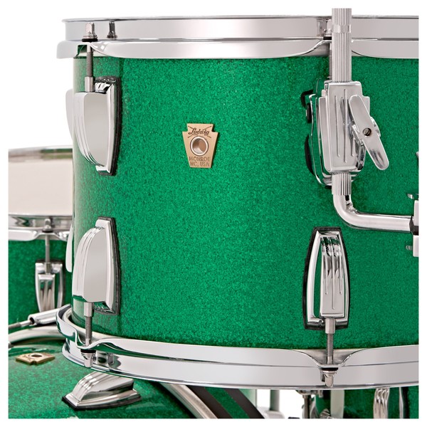 Ludwig Classic Maple 22" 3pc Shell Pack, Green Sparkle