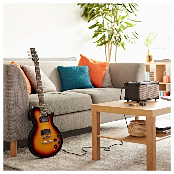 New Jersey Classic Electric Guitar + 15W Amp Pack, Vintage Sunburst