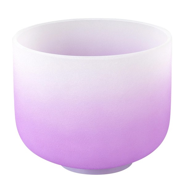 Sela 8" Violet Crystal Singing Bowl, Crown Chakra