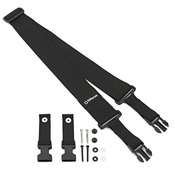 DiMarzio ClipLock Quick Release Guitar Strap, Cordura Black