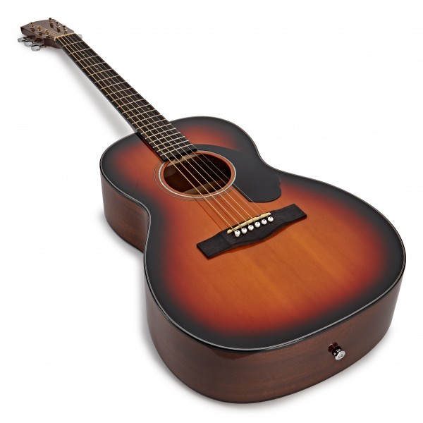 Fender CP-60S Parlor Acoustic, 3-Tone Sunburst