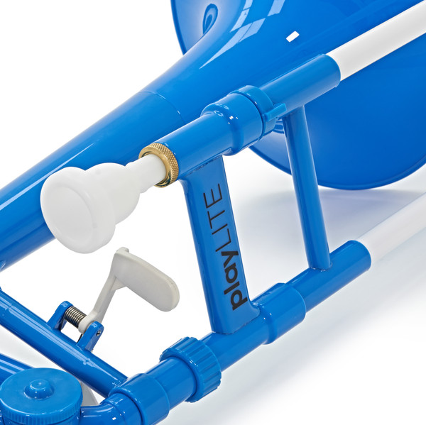 playLITE Hybrid Trombone by Gear4music, Blue - Nearly New