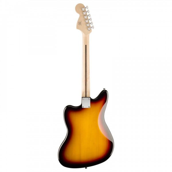 Squier Affinity Series Jaguar, Laurel Fingerboard, Black Pickguard, 3-Color Sunburst